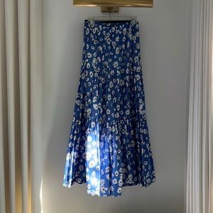 ZARA BLUE LONG SKIRT